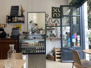 View of the kitchenn  at Xuxu in Biarritz