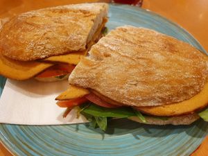 Heart of Joy Sandwich, bland at The Heart of Joy in Salzburg