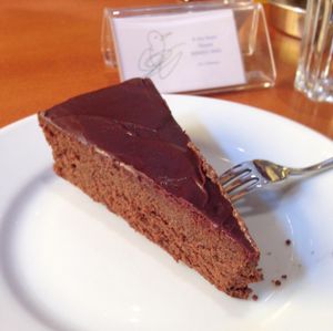 Vegan Chocolate Mousse Cake  at The Heart of Joy in Salzburg