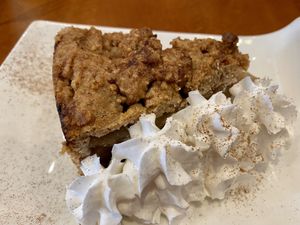 Vegan apple pie at The Heart of Joy in Salzburg