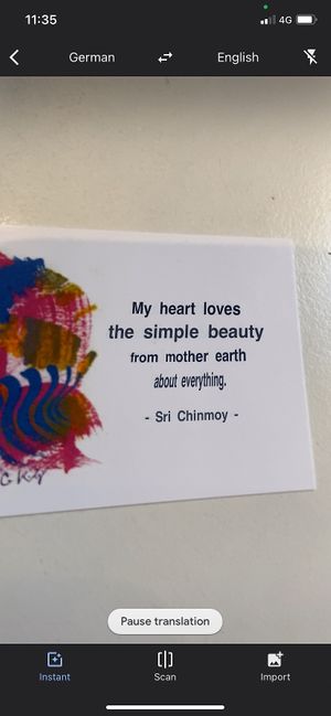 Drinks come with these  gorgeous quote cards 🙏🌱💚 at The Heart of Joy in Salzburg