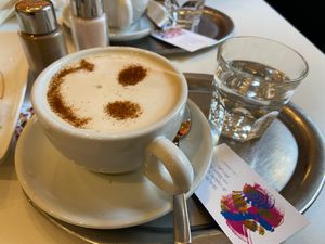 Chai latte  at The Heart of Joy in Salzburg