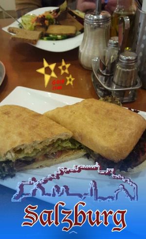 Vegan Heart of Joy Sandwich  at The Heart of Joy in Salzburg