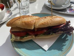 Tofu focaccia   at The Heart of Joy in Salzburg
