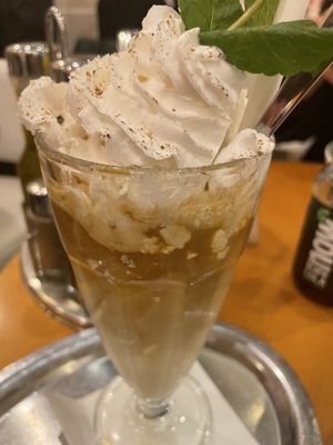 Vegan iced coffee  at The Heart of Joy in Salzburg