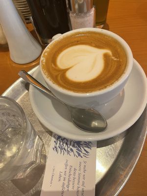 Oat cappuccino   at The Heart of Joy in Salzburg
