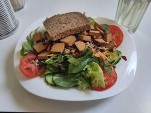 Heart of Joy salad at The Heart of Joy in Salzburg