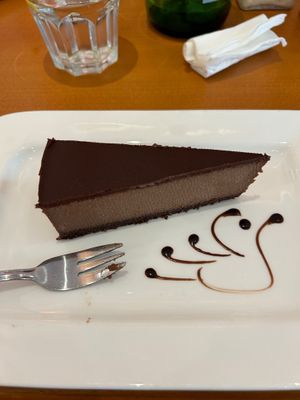 Vegan Chocolate cashew  pie at The Heart of Joy in Salzburg