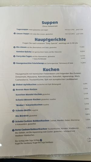 Menu2 at The Heart of Joy in Salzburg