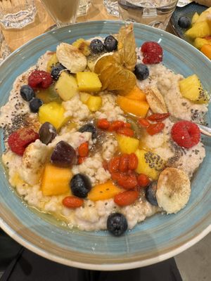 Vegan oatmeal   at The Heart of Joy in Salzburg