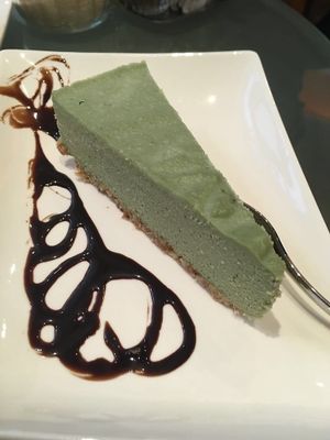 Raw vegan cheesecake at The Heart of Joy in Salzburg