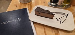 Vegan, gluten-free, refined sugar-free, no bake chocolate cashew cake 🤤 at The Heart of Joy in Salzburg