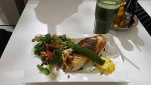 eines der wechselnden Mittagsgerichte at The Heart of Joy in Salzburg