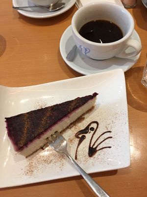 Cheesecake with berries  at The Heart of Joy in Salzburg