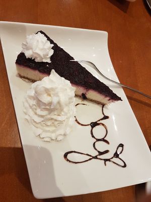 Raw cashew berry cake, very delicious at The Heart of Joy in Salzburg