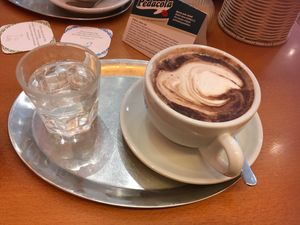 hot chocolate at The Heart of Joy in Salzburg