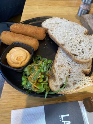 Kimchi croquettes: tasty  at Lab071 in Leiden