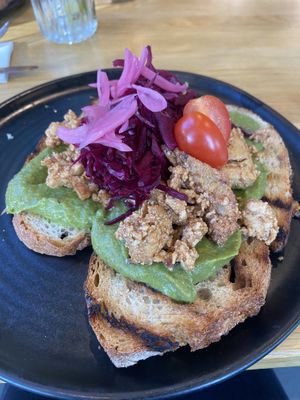 Shredded bbq tofu: tasty  at Lab071 in Leiden