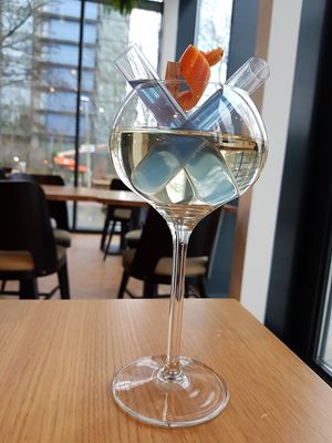 Lab Fizz cocktail at Lab071 in Leiden