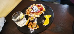 Bubble waffel at keevee in Heidelberg