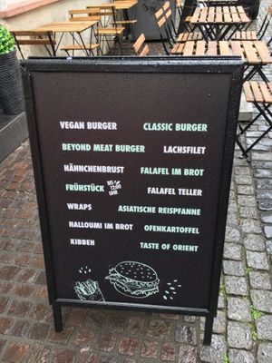 menu at keevee in Heidelberg