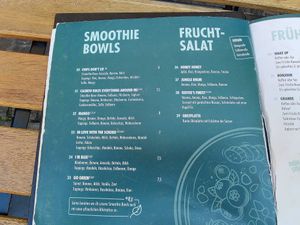 Menu 4-9-2020 at keevee in Heidelberg