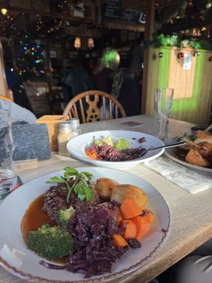 Vegan roast on a Sunday   at Sloop Inn in Harverfordwest
