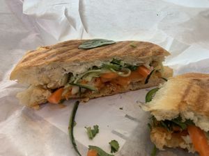 Tofu banh mi   at Mendocino Farms in Sacramento