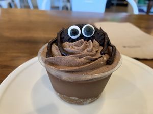 Chocolate cheese cake at Viridescent Kitchen in Plano