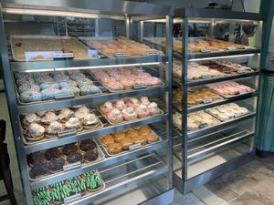 Amazing selection of donuts! at Mmm Donuts in Barrie