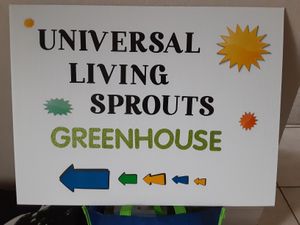 Come visit our greenhouse during business hours, here in West Palm Beach, FL. Mon.-Fri. 8am - 4pm & Sat. 9:30am-2pm. CLOSED ON SUNDAY at Universal Living Sprouts in West Palm Beach