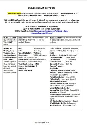  at Universal Living Sprouts in West Palm Beach