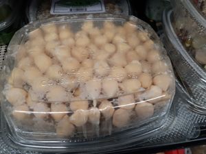 Sprouted Garbabzos - back view - doesn't look good at Universal Living Sprouts in West Palm Beach