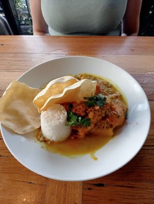 Pumpkin curry at The Nags Head Hotel in Adamstown