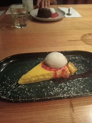 Citrus tart -newcastle food month event at The Nags Head Hotel in Adamstown