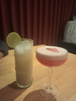 Vegan cocktails at The Nags Head Hotel in Adamstown