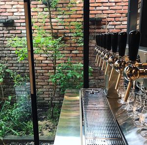 Lovely tap room where you can drink beer near nature. at Nomadic Brewing Company in Jeonju