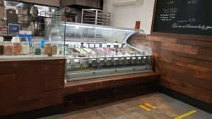 Ice cream counter at Ginger's in Los Angeles
