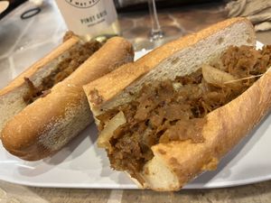 Vegan Cheesesteakk  at DeNunzio's in Sea Isle City