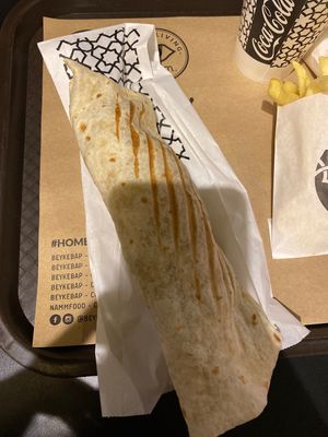 Vegan Kebab  at Beykebap in Ibiza