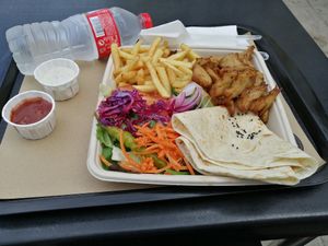 Veganer Teller at Beykebap in Ibiza