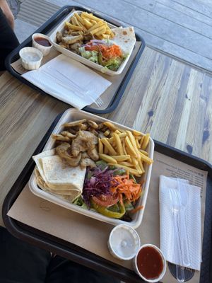 Platos veganos  at Beykebap in Ibiza