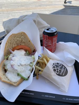 Vegan kebab at Beykebap in Ibiza