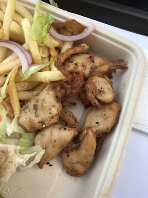 Vegan meat was amazing! at Beykebap in Ibiza