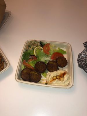 Veggie Plate (falafel) at Beykebap in Ibiza
