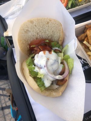 Kebap Vegano (vegan tzatziki - soy yoghurt)  at Beykebap in Ibiza