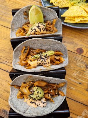 Mushroom Tacos at Las Dalias in Ibiza