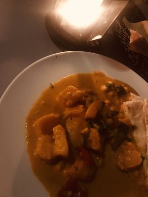 Vegan curry at M15 in Sopot