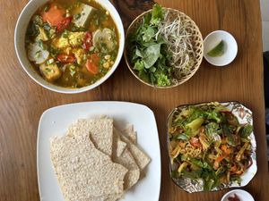 Salad and Noodle Soupp  at BUT in Qui Nhon