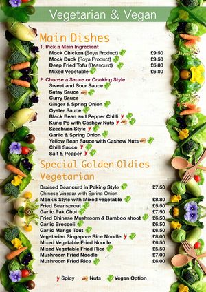 Menu - Main Dishes at Imperial China in Lyndhurst